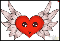 How to Daw a Chibi Valentine Heart