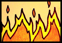 How to Draw Flames & Fire with Drawing Lessons & Tutorials to Make