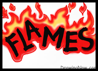 How To Draw Flames