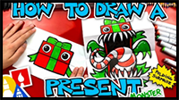 How to Draw a Present Monster Folding Surprise