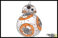 How to Draw BB-8 from Star Wars VII