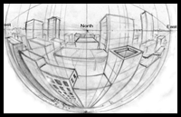 5 Point Perspective Drawing Tutorial