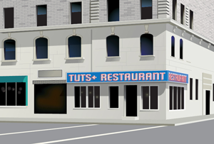 Create a Classic American Diner with Perspective Drawing Tools on Adobe Illustrator