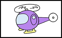 How to Draw a Helicopter for Kids