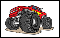 How to Draw a Monster Truck – A Step by Step Guide