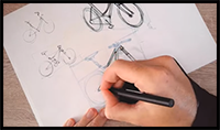 How to Draw Bicycles in Perspective
