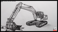 How to Draw an Excavator