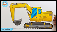 How to Draw an Excavator