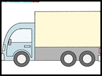 How to Draw a Cartoon Truck