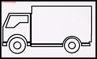 How to Draw a Delivery Truck