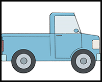 How to Draw an Easy Truck