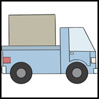 How to Draw a Delivery Truck