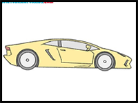 lamborghini aventador drawing guide