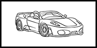 drawing a ferrari