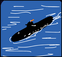How to Draw Submarine