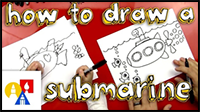 How to Draw a Submarine (For Young Artists)
