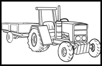 How to Draw Vehicles: Tractors
