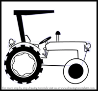 How to Draw a Tractor for Kids