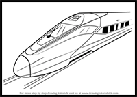 How to Draw a High Speed Electric Train