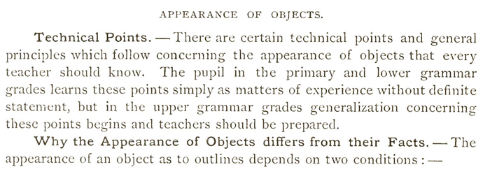 Appearance of Objects