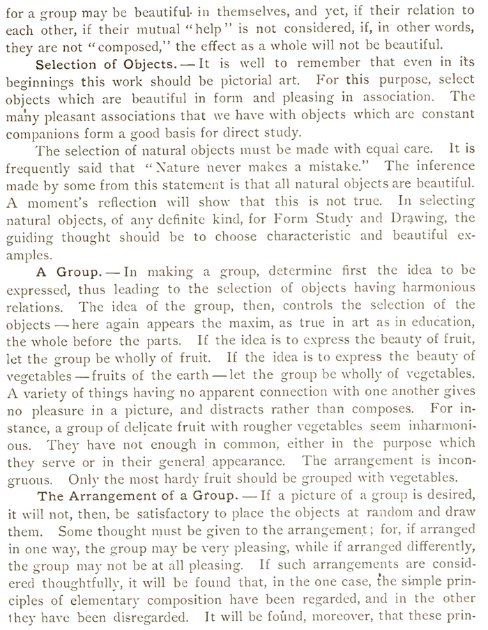 Drawing the representation of an object by its appearance