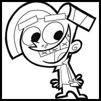How to Draw Chester from Fairly Odd Parents