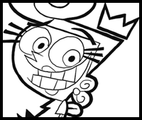 How to Draw Wanda from Fairly Odd Parents : Step by Step Drawing Lesson