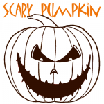 How to Draw a Scary Evil Pumpkin Jack-O-Lantern