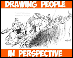 How to Draw Groups of People and Figures in Perspective