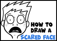 How to Draw a Panicked Cartoon Character
