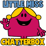 Drawing Little Miss CHatterbox