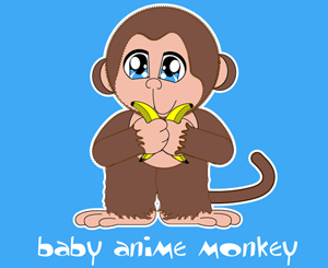 How to Draw Anime or Manga Monkeys Drawing Tutorial