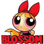 How to Draw Blossom from the Powerpuff Girls
