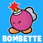 How to Draw Bombette from Nintendo’s Super Mario Bros.