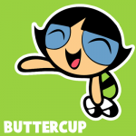 How to Draw Buttercup Laughing from the Powerpuff Girls
