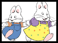 How to Draw Max and Ruby from Max and Ruby with Easy Step by Step Drawing Tutorial 