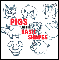 How to Draw Pigs : Drawing Tutorials & Drawing & How to Draw ...
