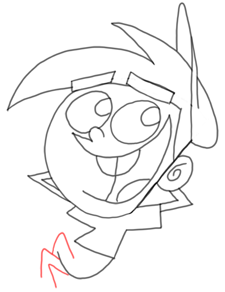 Featured image of post How To Draw Timmy Turner Step By Step Cosmo is drawn in the left column timmy in the middle and
