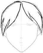 Step 6 How to Draw Anime / Manga Hair Sytles with Drawing Tutorials - How  to Draw Step by Step Drawing Tutorials