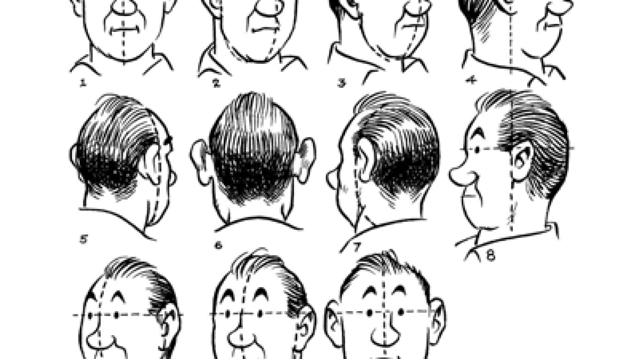 how to draw face angle