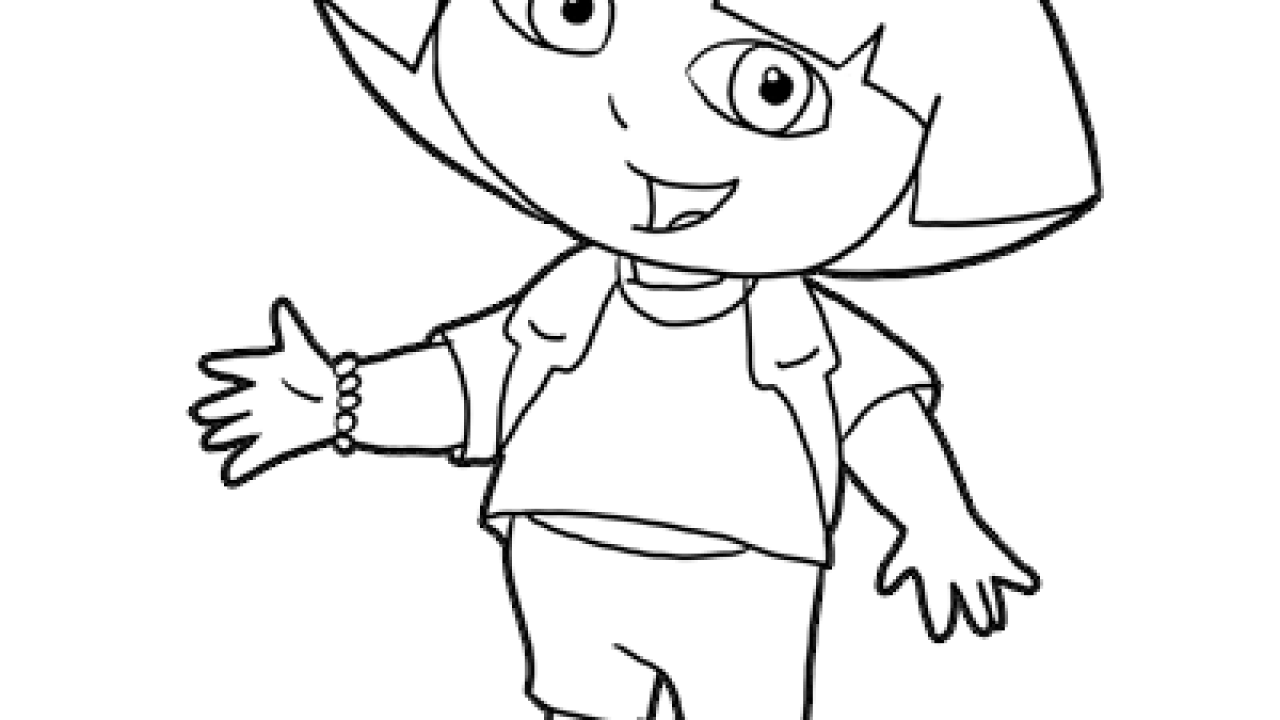 Drawing Dora the Explorer with Easy Step by Step How to Draw ...