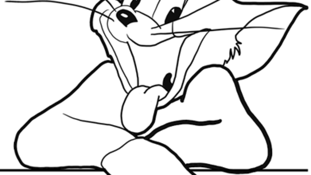 Tom And Jerry Were Both Very Nice Coloring Pages  Tom And Jerry Cartoon  Drawing Transparent PNG  1747x2232  Free Download on NicePNG