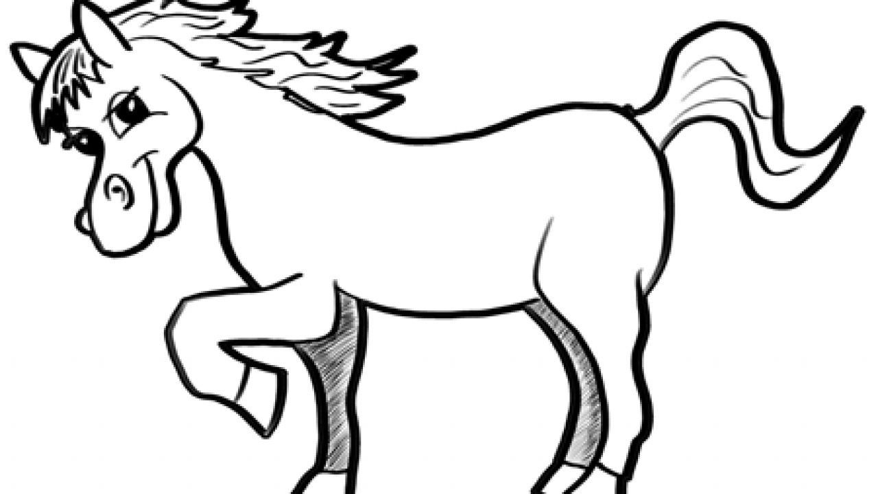 How to Draw Cartoon Horses with Easy Step by Step Drawing Tutorial - How to  Draw Step by Step Drawing Tutorials