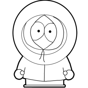 How to Draw Kenny from South Park with Easy Step by Step Drawing Lesson ...