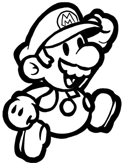 How to Draw Classic Mario Bros or Paper Mario with Easy ...