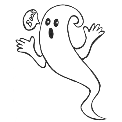 drawing ghosts easy draw step ghost cartoon finished lesson steps drawinghowtodraw
