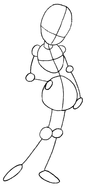 Step 3 Drawing Tinkerbell in Easy Steps Tutorial