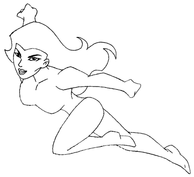 Drawing Wonder Woman