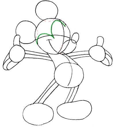 Mickey Mouse Disney Cartoon Art Colour Pencil Drawing High - Etsy