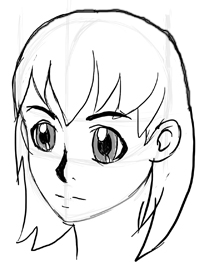 How to Draw an Anime Head and Face in 34 View  Easy Step by Step Tutorial